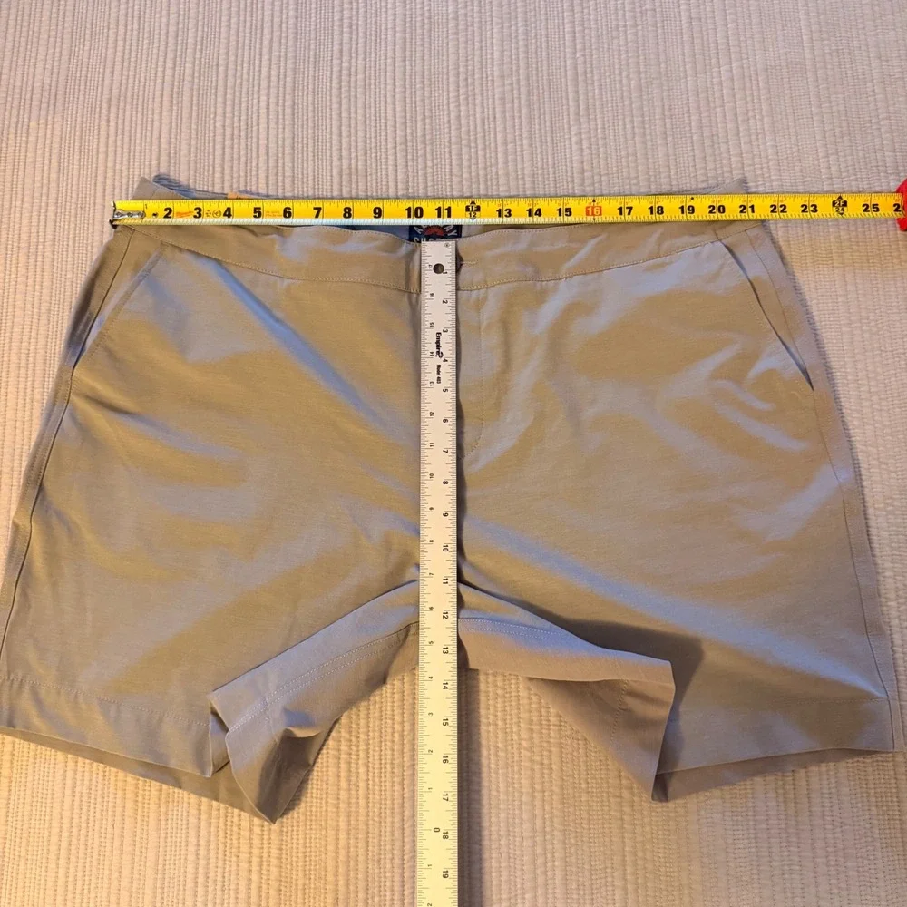 NWT Faherty All Day Men's Shorts Ice Grey Hybrid Swim Trunks 7